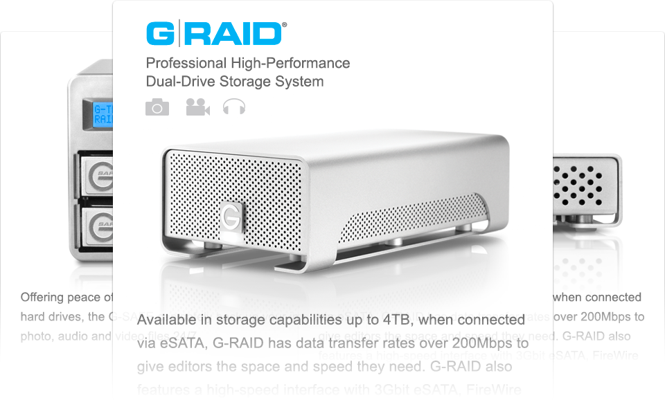 G Raid Drives Design