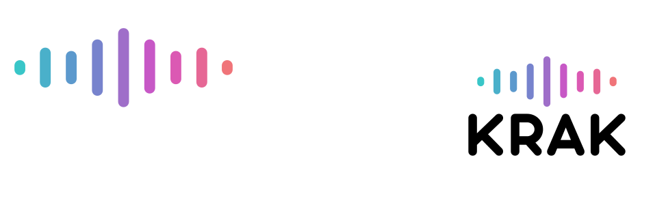 Krak Radio App Logo Designs